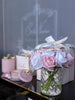 Khuraman Armstrong, Cote Noire, Mixed Pink Rose Bouquet