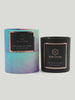 Khuraman Armstrong, Your Chrystal, Leather and Oudh scented candle with Selenite crystal