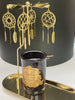 Khuraman Armstrong, Glasshouse Fragrances, Spinning Carousel with Sacred Geometry Symbols